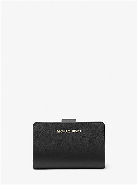 black michael kors wallet keychain|Michael Kors crossgrain leather wallet.